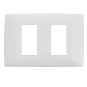 Placa de 2 huecos CI0-PLA02-BLA